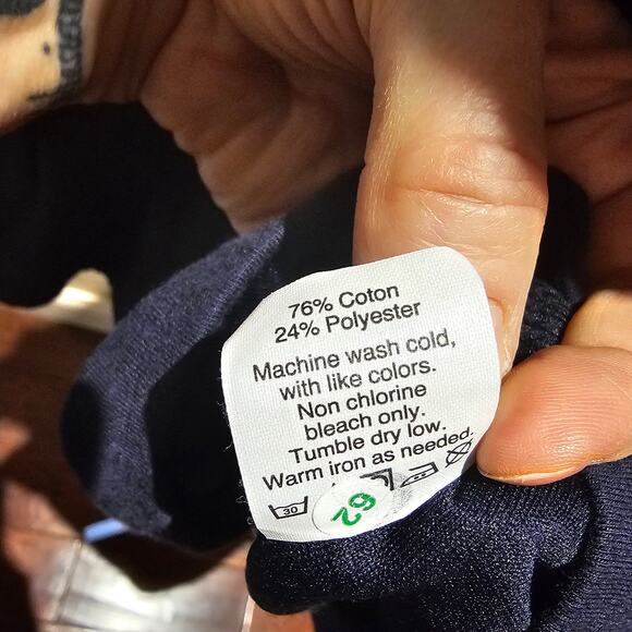 J.Crew Dress Medium Navy Ruffled Bell Sleeve Shift Sheath Classic Work Cocktail - Picture 10 of 11